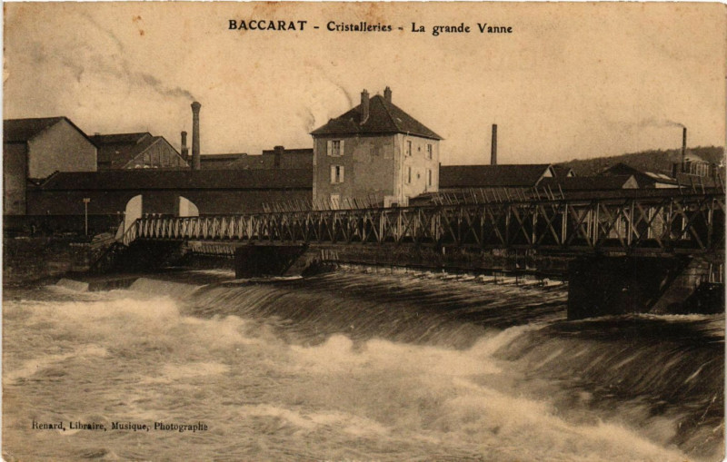 Carte postale ancienne Baccarat - La Grande Vanne à Baccarat