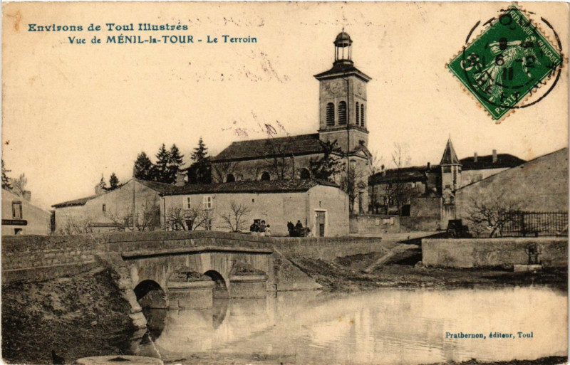 Carte postale ancienne Vue de Menil la Tour - Le Terroin