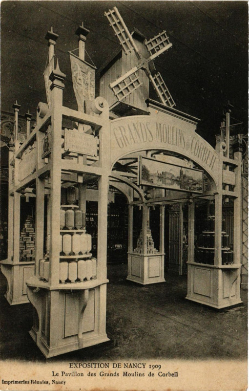 Carte postale ancienne Le Pavillon des Grands Moulins de Corbeil