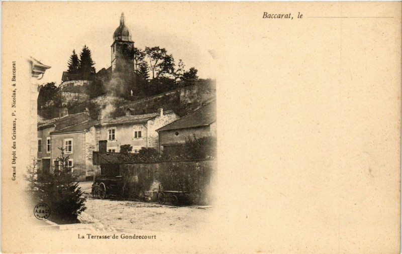 Carte postale ancienne La Terrasse de Gondrecourt