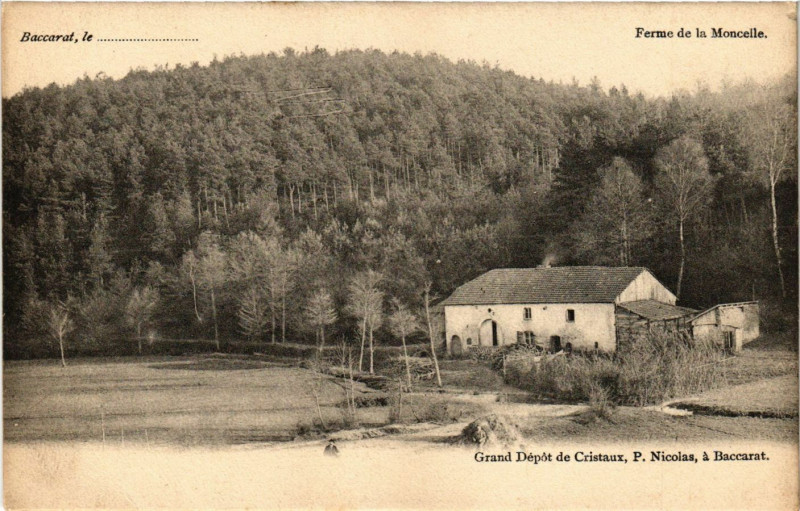 Carte postale ancienne Ferme de la Moncelle