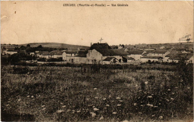 Carte postale ancienne Cercueil - Vue generale