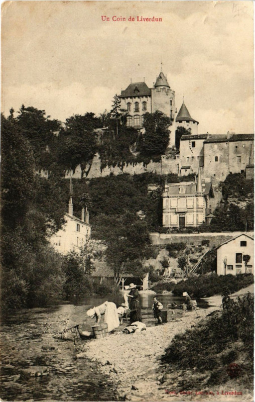 Carte postale ancienne Un coin de Liverdun à Liverdun