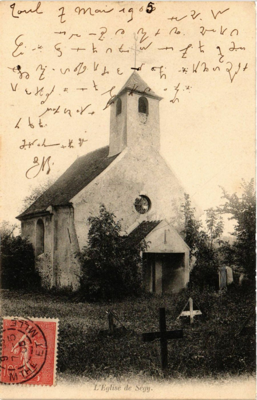 Carte postale ancienne L'Eglise de Segy