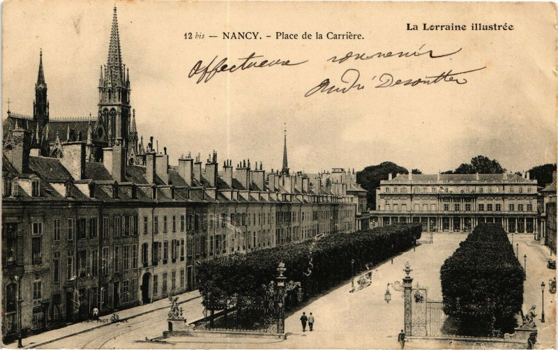 Carte postale ancienne Nancy-Place de la Carriére à Nancy