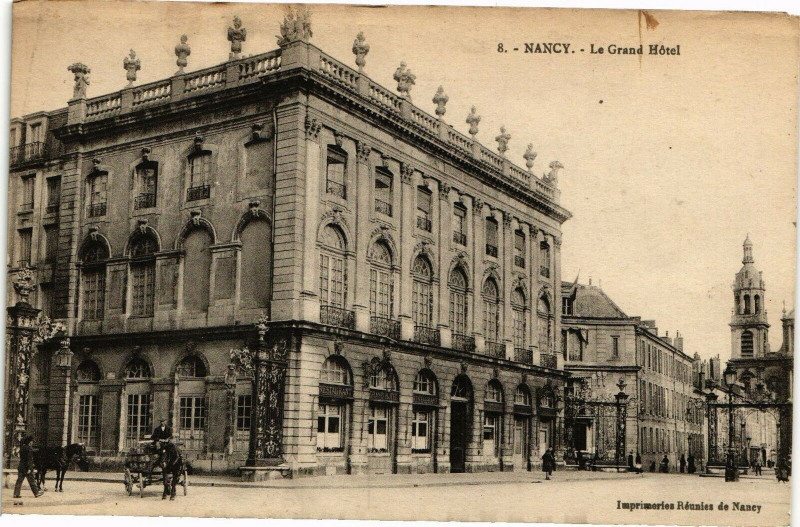 Carte postale ancienne Nancy-Le Grand Hótel à Nancy