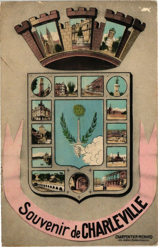 Carte postale ancienne Souvenir de Charleville