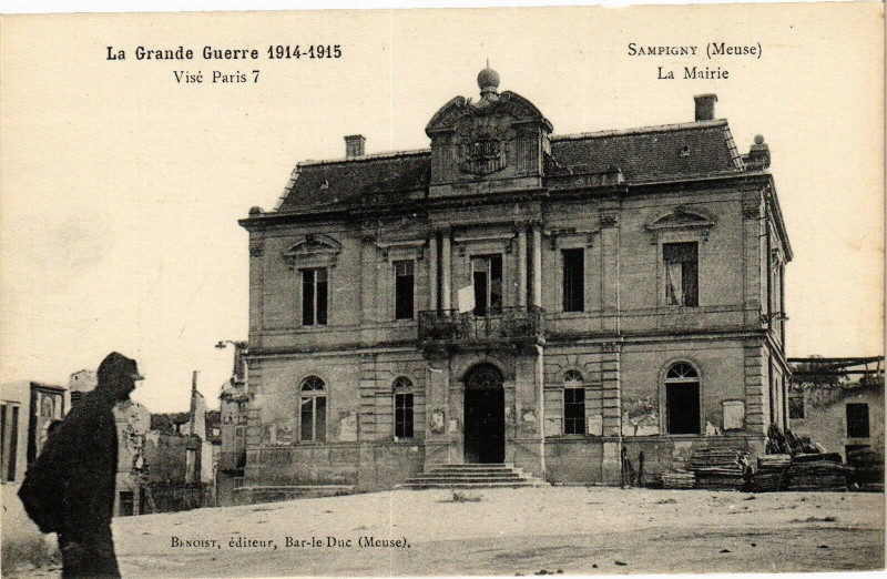 Carte postale ancienne Sampigny-La Mairie