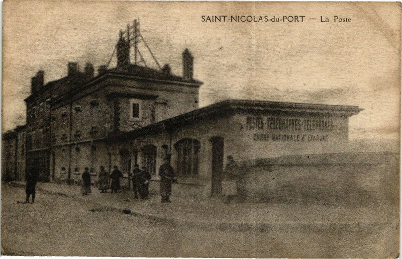 Carte postale ancienne Saint Nicolas du Port-La Poste