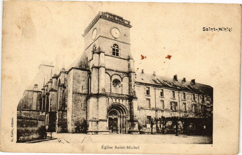 Carte postale ancienne Saint Mihiel-Eglise Saint Michel