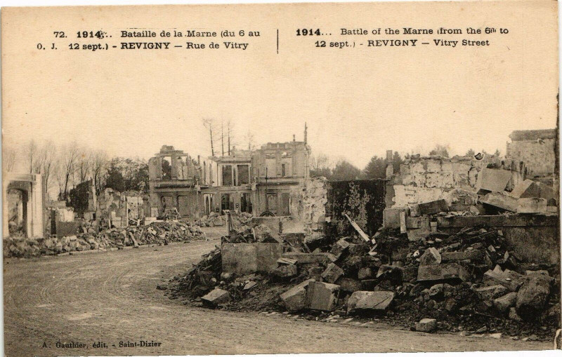Carte postale ancienne Revigny-Rue de Vitry