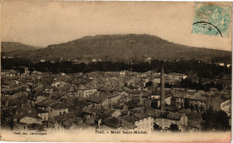 Carte postale ancienne Toul-Mont Saint Michel à Toul