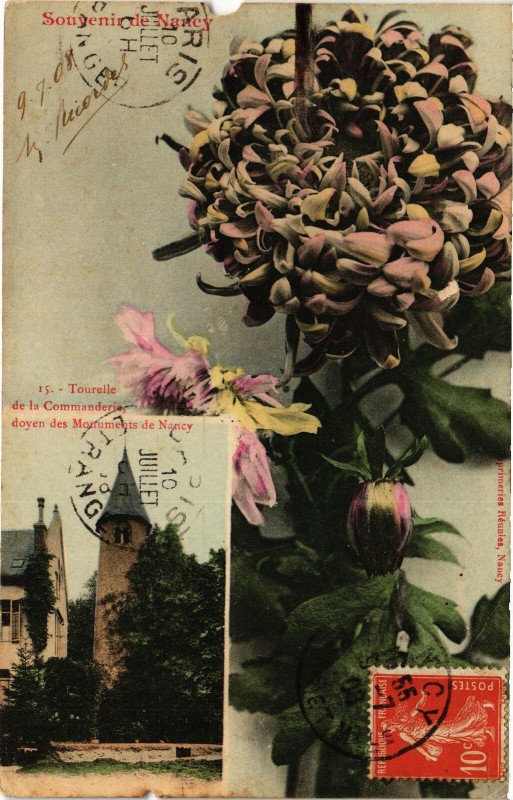 Carte postale ancienne Souvenir de Nancy à Nancy