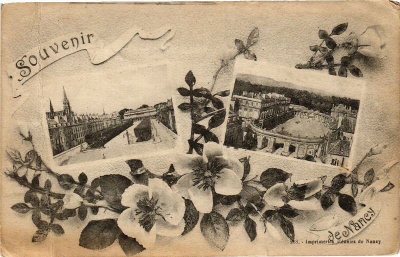 Carte postale ancienne Souvenir de Nancy à Nancy