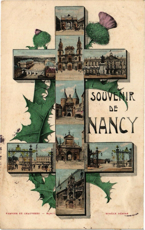 Carte postale ancienne Souvenir de  Nancy à Nancy