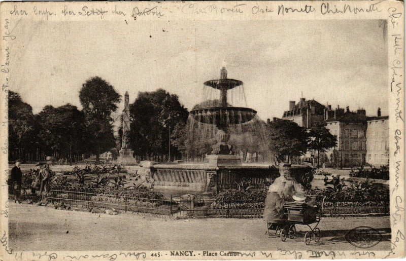 Carte postale ancienne Nancy-Place Carnot à Nancy