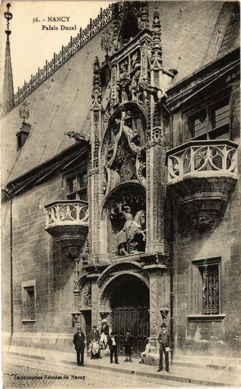 Carte postale ancienne Nancy-Palais Ducal à Nancy
