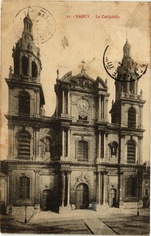 Carte postale ancienne Nancy-La Cathédrale à Nancy