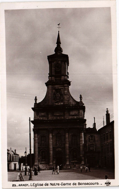 Carte postale ancienne Nancy-L'Eglise de Notre Dame de Bonsecours à Nancy