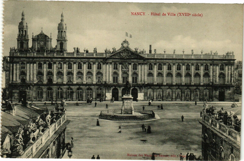 Carte postale ancienne Nancy-Hótel de Ville à Nancy