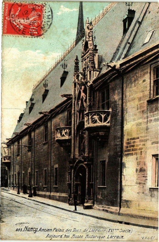 Carte postale ancienne Nancy-Ancien Palais des Ducs de Lorraine à Nancy