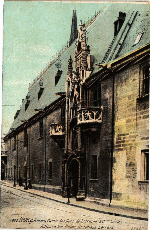 Carte postale ancienne Nancy-Ancien Palais des Ducs de Lorraine à Nancy