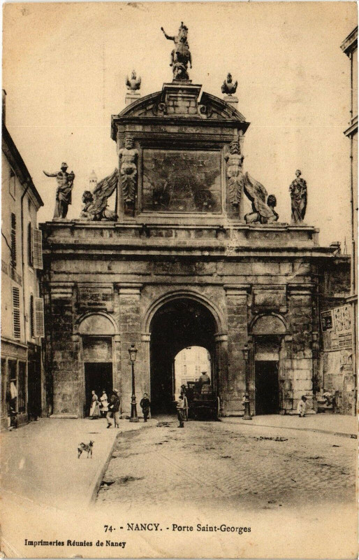 Carte postale ancienne Nancy-Porte Saint Georges à Nancy