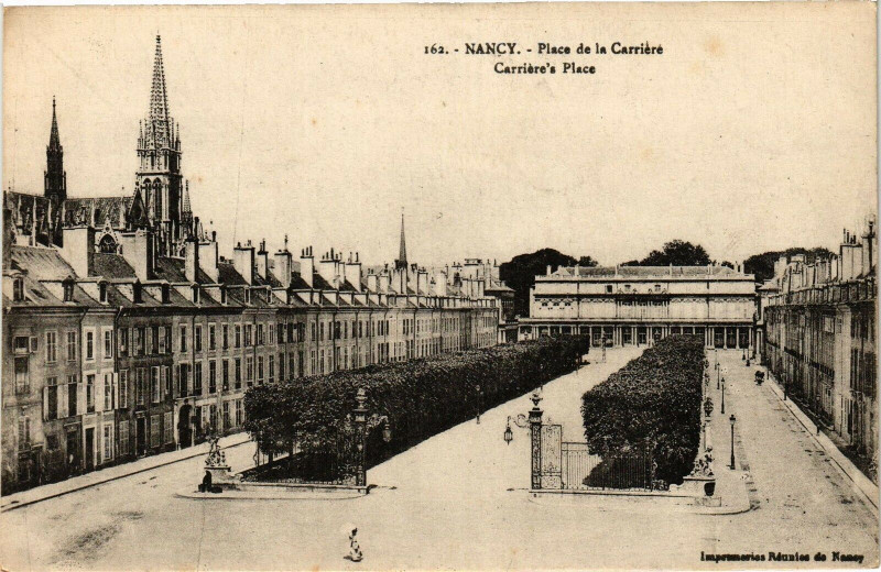 Carte postale ancienne Nancy-Place de la Carriére à Nancy