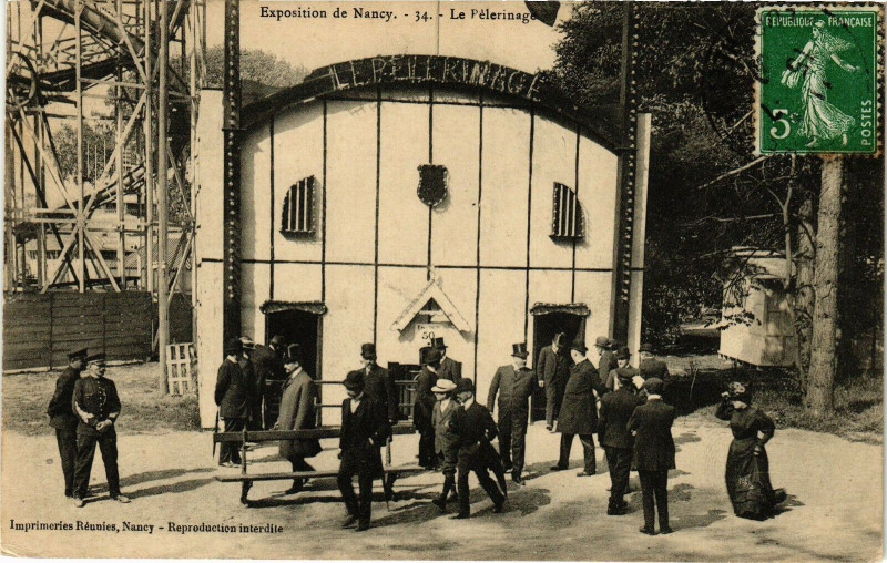 Carte postale ancienne Nancy-Le Pélerinage à Nancy