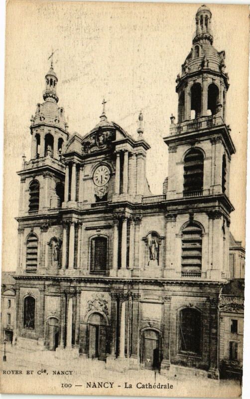 Carte postale ancienne Nancy-La Cathédrale à Nancy