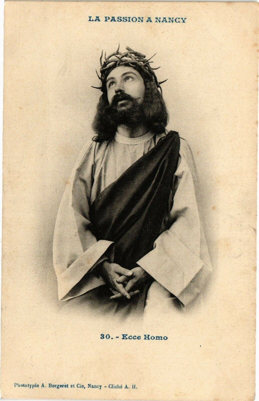 Carte postale ancienne Nancy-Ecce Homo à Nancy