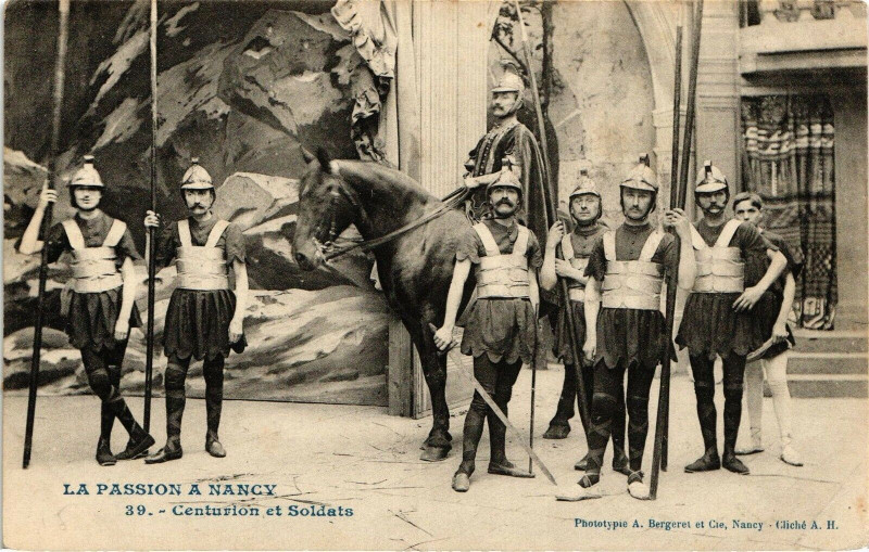 Carte postale ancienne Nancy-Centurion et Soldats à Nancy