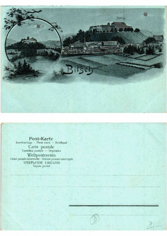 Carte postale ancienne Litho Bitsch . Lothringen