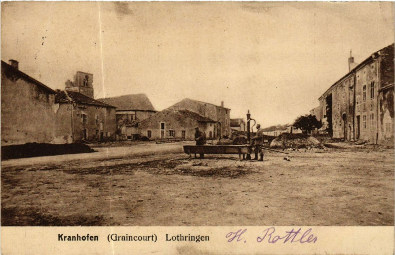 Carte postale ancienne Kranhofen - Lothringen