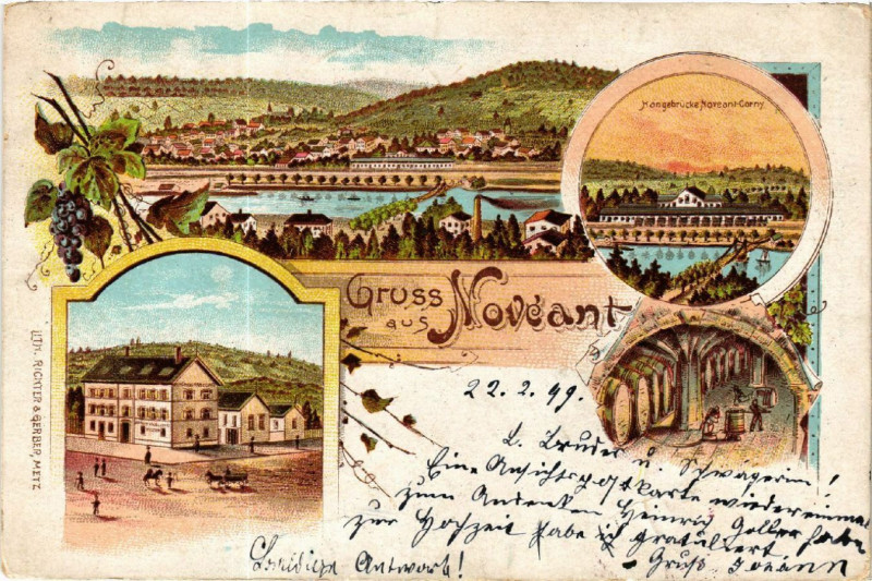 Carte postale ancienne Gruss aus Noveant