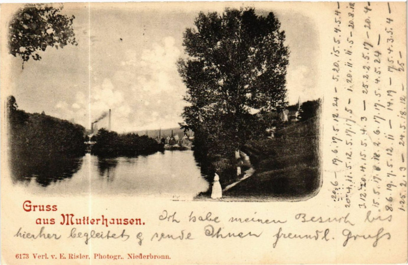Carte postale ancienne Gruss aus Mutterhausen