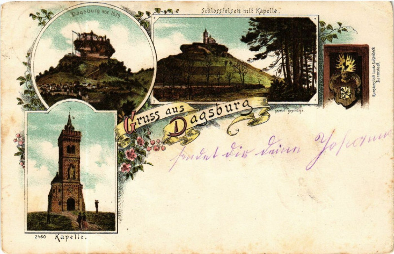 Carte postale ancienne Gruss aus Dagsburg