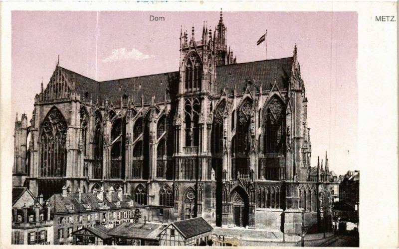 Carte postale ancienne Dom - Metz à Metz