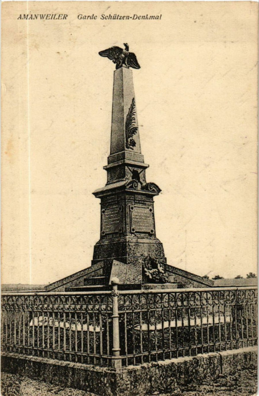 Carte postale ancienne Amanweiler - Garde Schutzen-Denkmal
