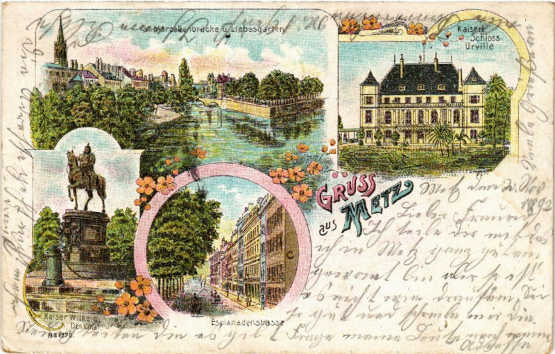 Carte postale ancienne Metz - Altes Deutsches Thor à Metz
