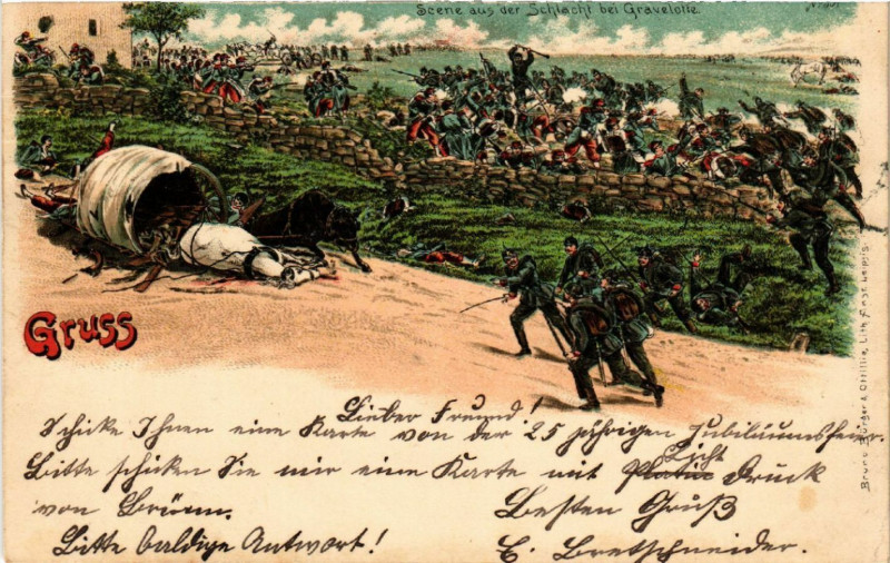Carte postale ancienne Gruss