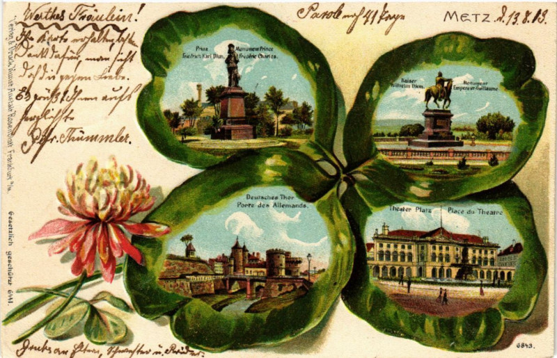 Carte postale ancienne Metz à Metz