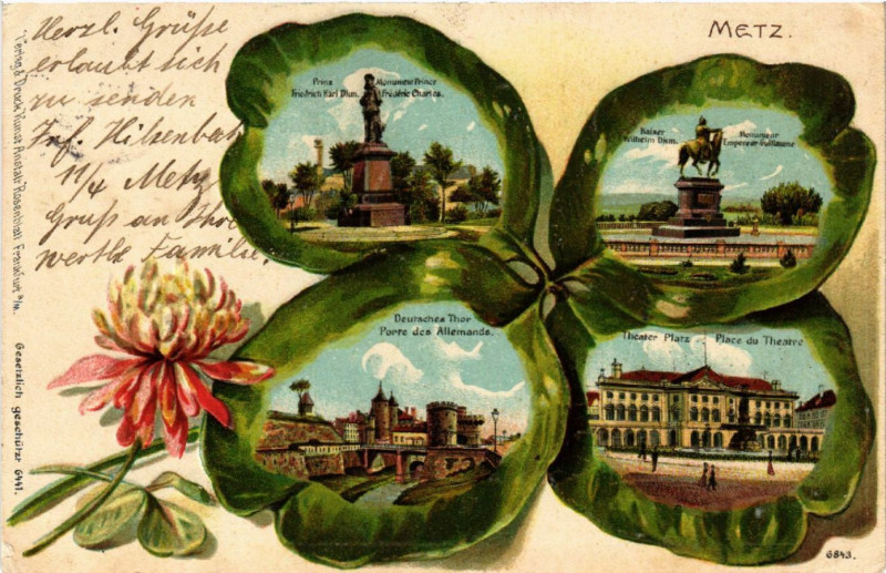 Carte postale ancienne Metz à Metz