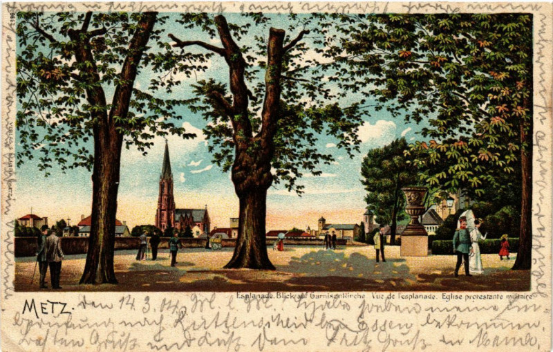 Carte postale ancienne Metz à Metz
