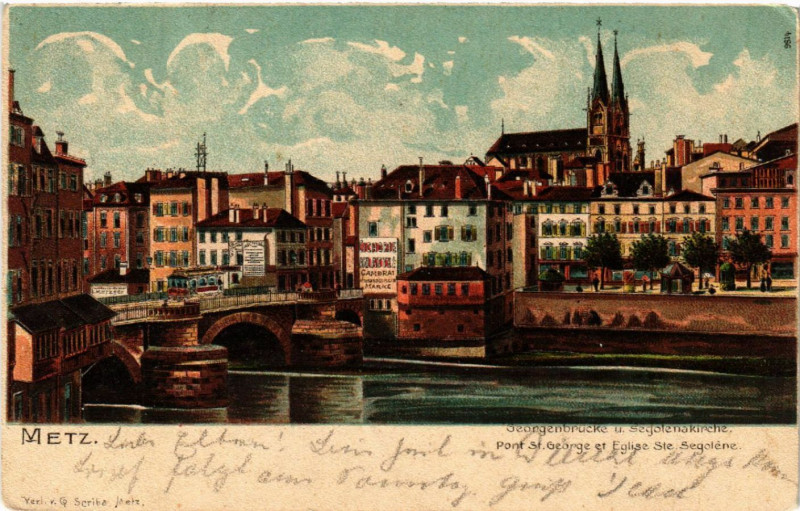 Carte postale ancienne Metz à Metz