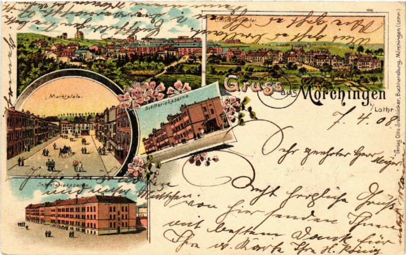 Carte postale ancienne Gruss aus Morchingen
