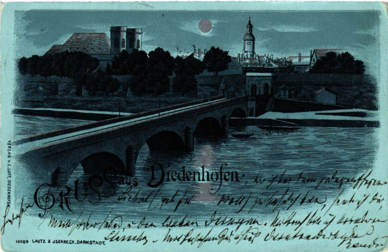 Carte postale ancienne Gruss aus Diedenhofen