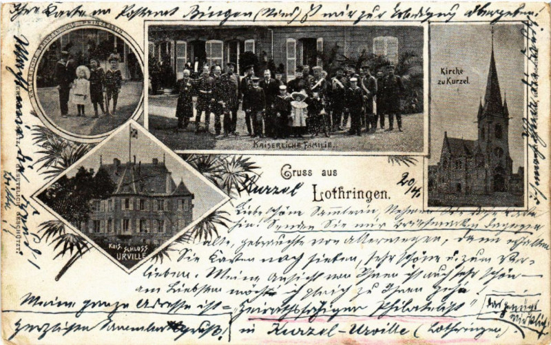Carte postale ancienne Gruss aus Lothringen