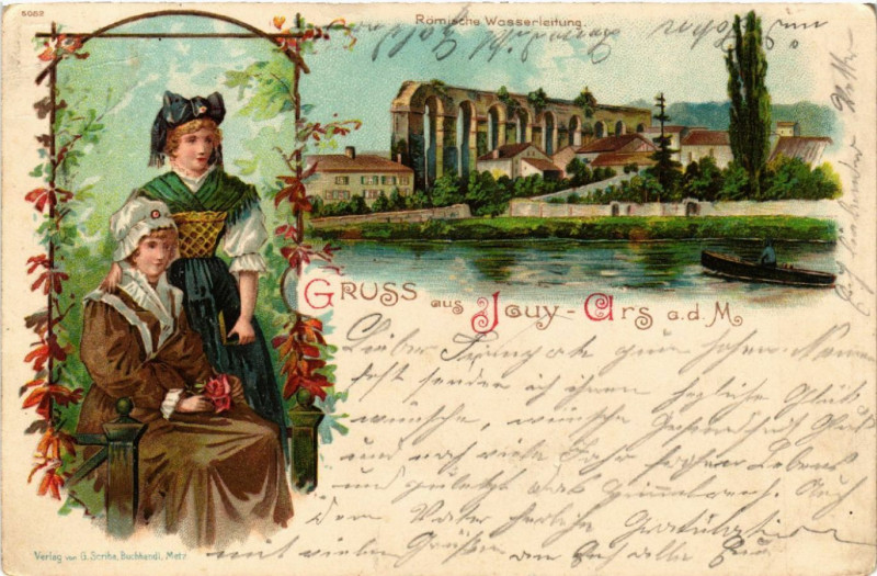 Carte postale ancienne Gruss aus Jouy