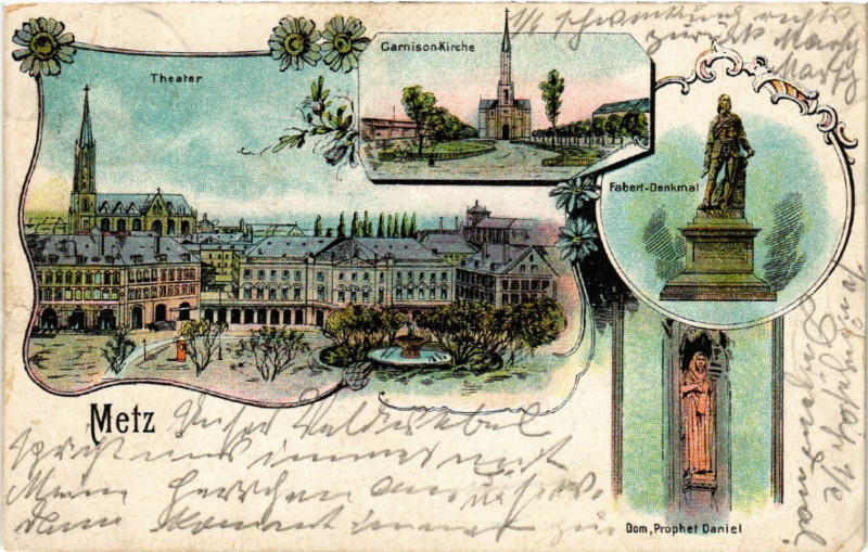 Carte postale ancienne Metz à Metz